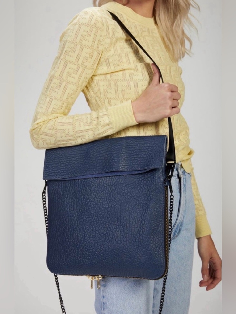 NWT Ampersand As Apostrophe Standard Parcel Leather Bag